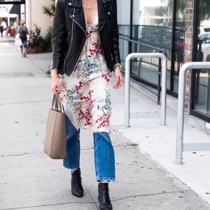 Anine Bing Cherry Floral Slip Dress